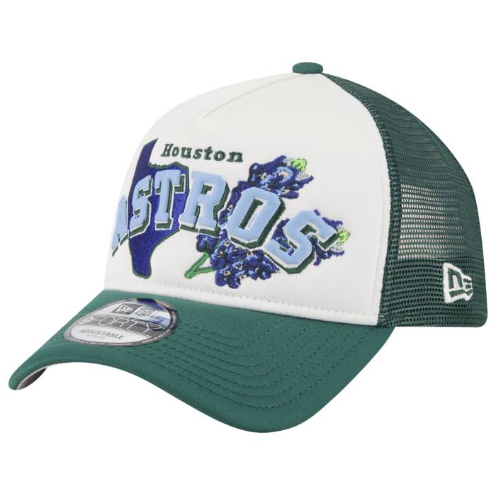 ニューエラ New Era 【 Astros State Flower Cap Men's White/Green 】 アストロズ State スケートボード キャップ 帽子 メンズ 白色 ホワイト green 緑・グリーン|スニケス