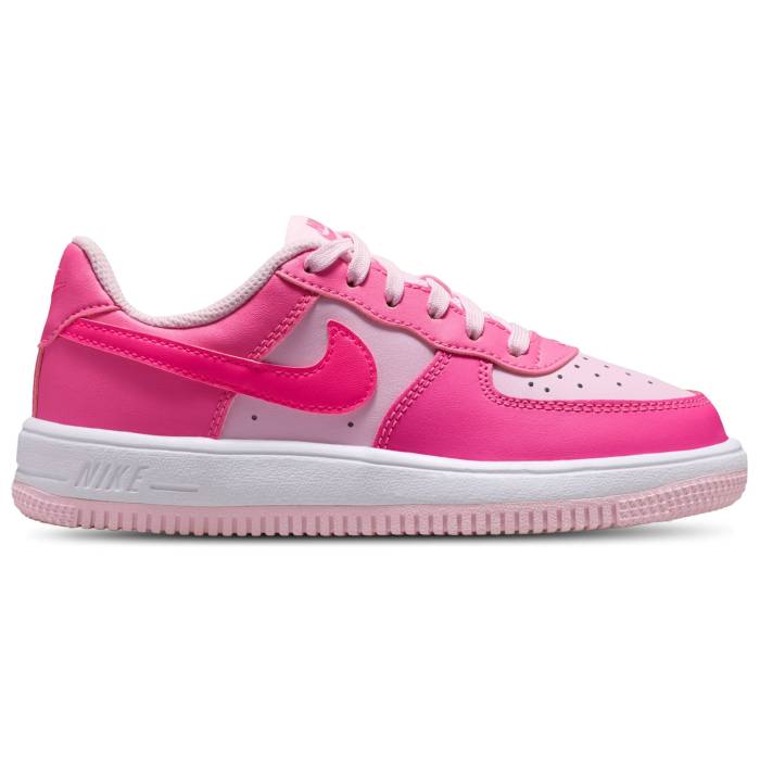 ナイキ Nike 【 Air Force 1 Colors Girls' Preschool Pink Sicicle/Hyper Pink 】 ジュニア キッズ pink ピンク