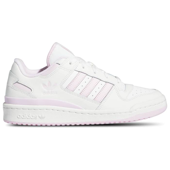 アディダス Adidas 【 Originals Forum Low Classic Women\u0027s Cloud White/Cloud White/Clear Pink 】 オリジナルス 討論会 古典派音楽 レディース 白いこと 白いこと pink サクラ色