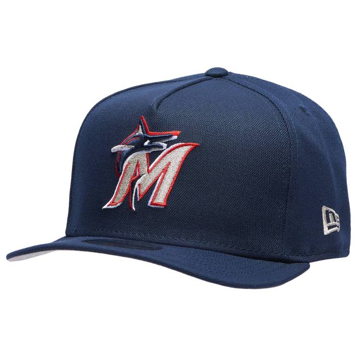 ニューエラ New Era 【 Marlins 950Af Curve 30Th Anniversary Cap Men's Navy/Gray 】 マーリンズ キャップ 帽子 メンズ 紺色 ネイビー gray 灰色・グレー・グレイ