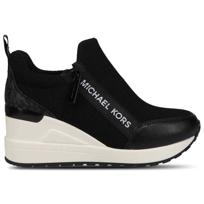 マイケル教科課程 Michael Kors 【 Neo Willis Girls\u0027 Grade School Black 】 ネオ お坊っちゃん キッズ 黒いこと 黒いこと