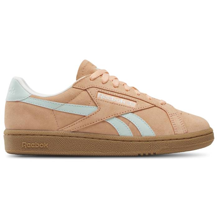 リーボック Reebok 【 Club C Grounds Uk Women\u0027s Sunkissed Orange/Chalk/Glitch Aqua 】 野球クラブ レディース orange 橙・オレンジ色 アクア