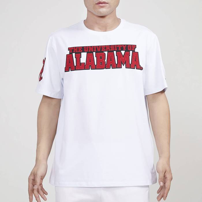 プロスタンダード Pro Standard 【 Alabama Classic T-Shirt Men's White/Red 】 アラバマ クラシック Tシャツ メンズ 白色 ホワイト Red 赤・レッド｜スニケス