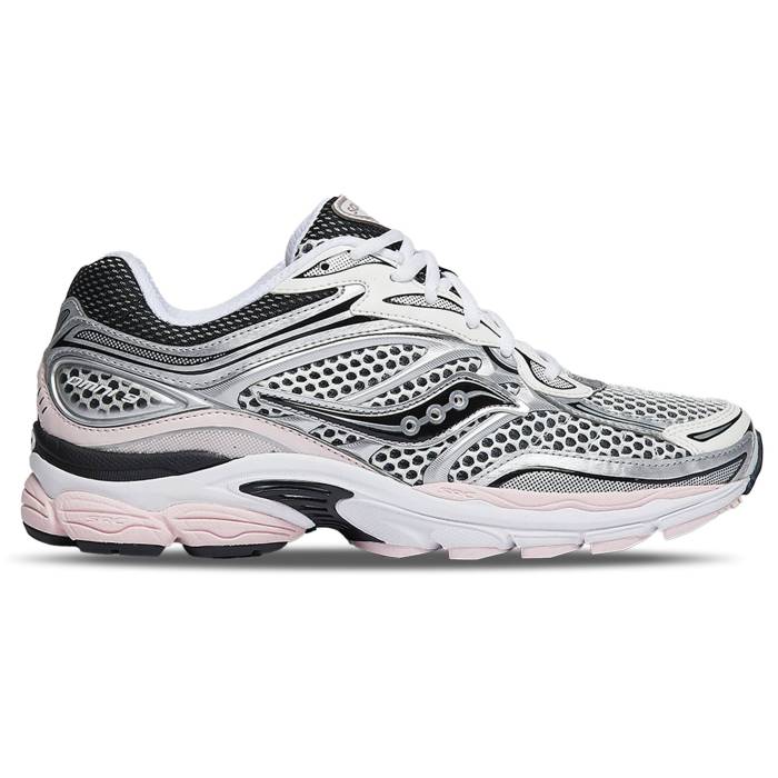 サッカニー Saucony 【 Progrid Omni 9 Women\u0027s Silver/Pink 】 オムニ レディース Silver しろがね色・しろがね色 pink サクラ色