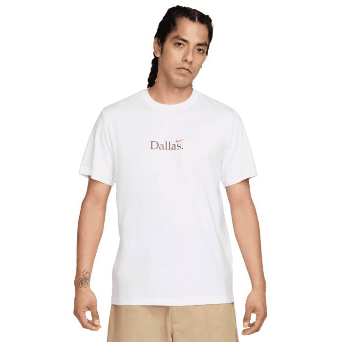 ナイキ Nike 【 Dallas Short Sleeve Crew T-Shirt Men White/Cosmic Clay 】 ダラス Sleeve スリーブ クルー Tシャツ メンズ 白色 ホワイト