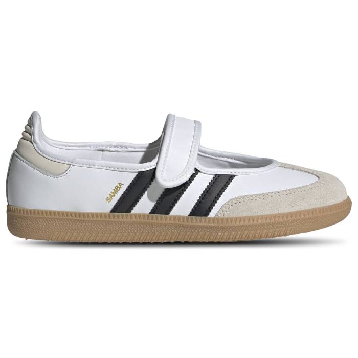 アディダス Adidas 【 Originals Samba Jane Women\u0027s White/Alumina/Black 】 オリジナルス サンバ レディース 白いこと 白いこと 黒いこと 黒いこと