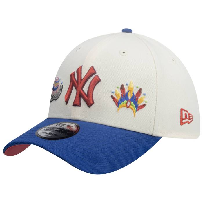 ニューエラ New Era 【 Yankees 9Forty City Element Colombia Cap Men's Light Beige/Multi 】 ヤンキース シティ エレメント キャップ 帽子 メンズ ベージュ|スニケス