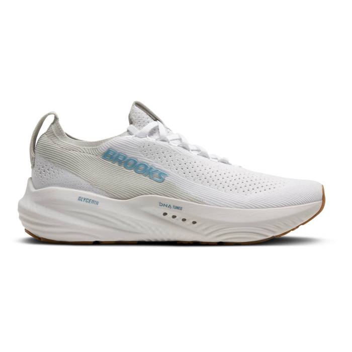 【★百貨店SALE★6/11真夜中2時迄】ブルックス Brooks 【 Glycerin 22 Stealthfit Men\u0027s Blue/White/Oyster 】 メンズ 青碧 青碧 白いこと 白いこと