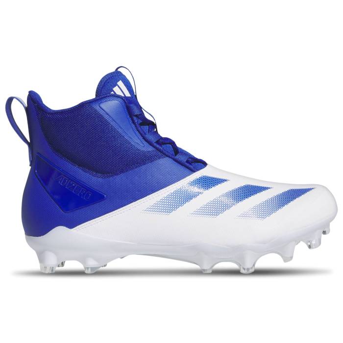 アディダス Adidas 【 Adizero Chaos Lineman Men\u0027s White/Team Royal Blue/White 】 アディゼロ メンズ 白いこと 白いこと Team 野球クラブ 青み 青色