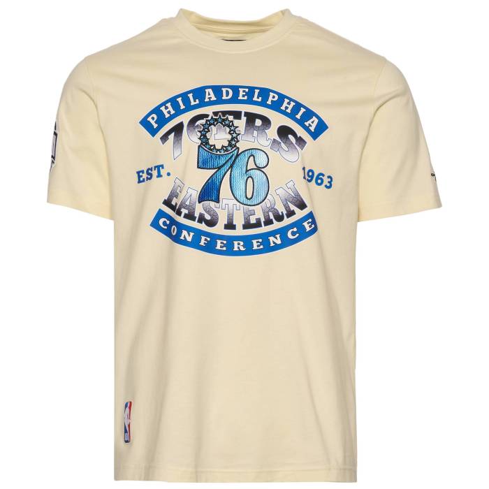 プロスタンダード Pro Standard 【 76Ers Short Sleeve Flex T-Shirt Men's Tan/Multi 】 76ers セブンティシクサーズ Sleeve スリーブ Tシャツ メンズ