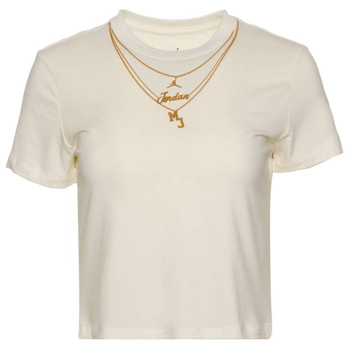 ナイキ ジョーダン Jordan 【 Flight Tmid Graphic Short Sleeve T-Shirt Women\u0027s White/White 】 Flight 飛行 グラフィック Sleeve 捩り プルオーバー レディース 白いこと 白いこと
