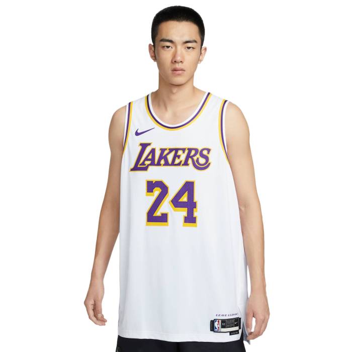 【★百貨店SALE★6/11十二時2時迄】ナイキ Nike 【 Lakers Association Edition Jeresey Men\u0027s White/Yellow/Purple 】 Lakers レイカーズ メンズ 白いこと 白いこと yellow 黄味がかった・黄色 Purple 紫・パープル