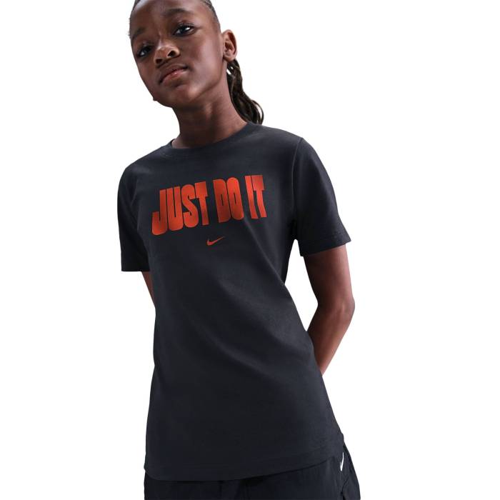 ナイキ Nike 【 Calling Just Do It T-Shirt Boys Grade School Orange/Black 】 Tシャツ ジュニア キッズ orange 橙・オレンジ 黒色 ブラック