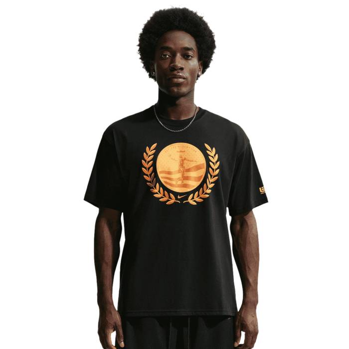 ナイキ Nike 【 Lebron James T-Shirt Long Sleeve Men's Black 】 Lebron レブロン ジェームズ Tシャツ Sleeve スリーブ メンズ 黒色 ブラック