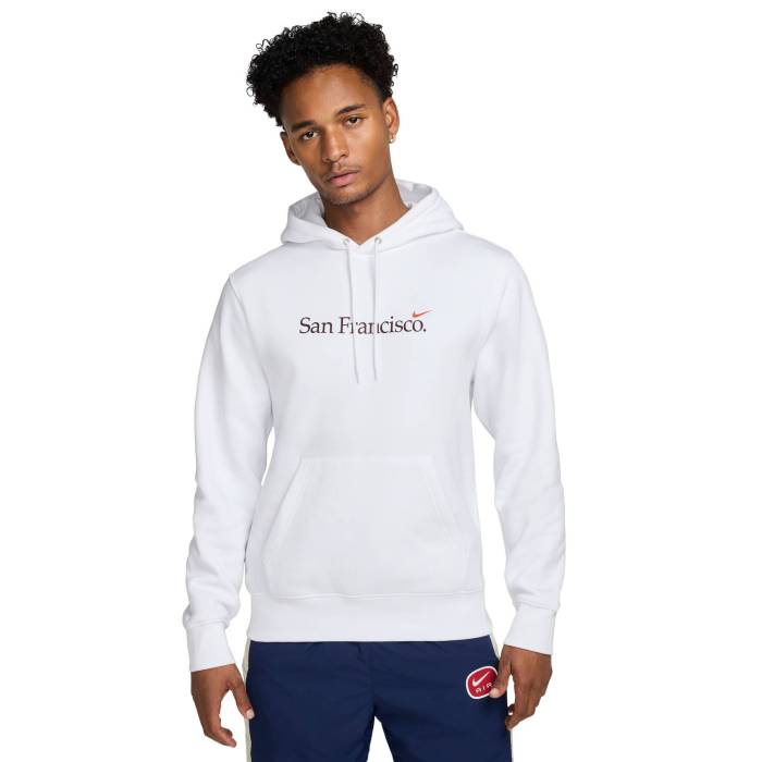 ナイキ Nike 【 San Francisco Club Bb Pullover Hoodie Men's White/Cosmic Clay 】 クラブ フーディー パーカー メンズ 白色 ホワイト