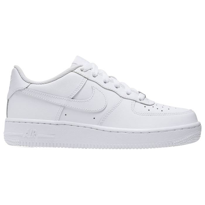 【★百貨店SALE★6/11十二時2時迄】ナイキ Nike 【 Air Force 1 Low Boys\u0027 Grade School White/White 】 お坊っちゃん キッズ 白いこと 白いこと
