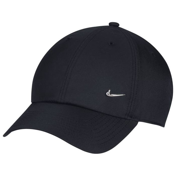 ナイキ Nike 【 Dri-Fit Club Cap Adult Metallic Silver/Black 】 ドライフィット クラブ キャップ 帽子 ユニセックス Silver 銀色・シルバー 黒色 ブラック