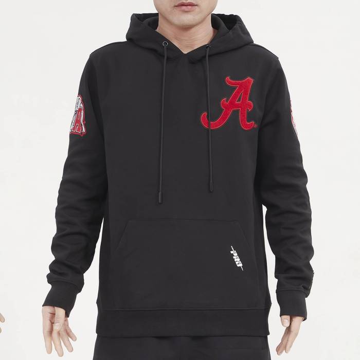 【★百貨店SALE★6/11十二時2時迄】労働者階級標準尺度 Pro Standard 【 Alabama Classic Pullover Hoodie Men\u0027s Black/Red 】 アラバマ州 古典派音楽 フーディー パーカー メンズ 黒いこと 黒いこと Red 赤・赤いこと