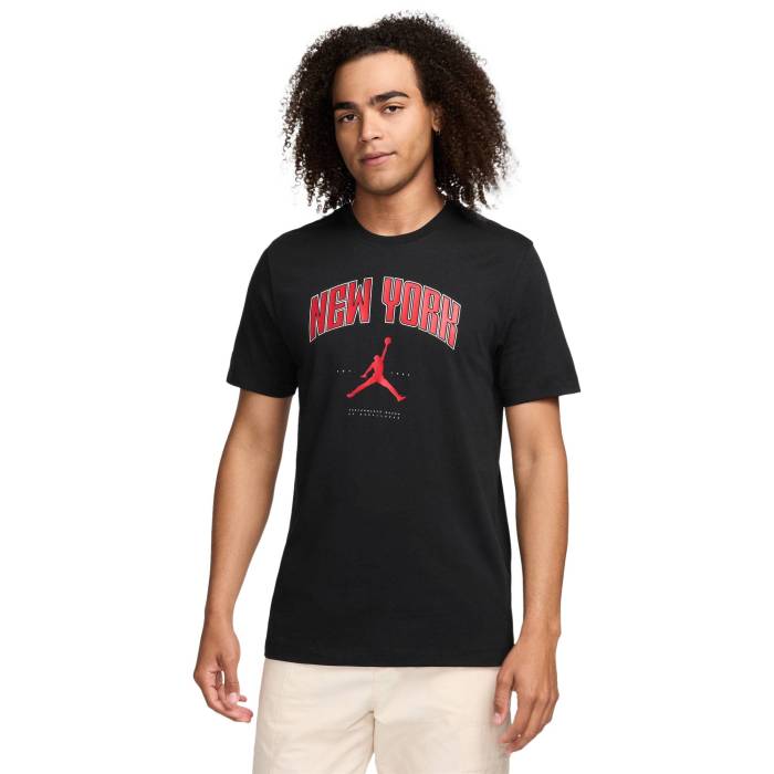 ナイキ ジョーダン Jordan 【 Ny City Lbr Short Sleeve Crew Men's Black 】 シティ Sleeve スリーブ クルー メンズ 黒色 ブラック