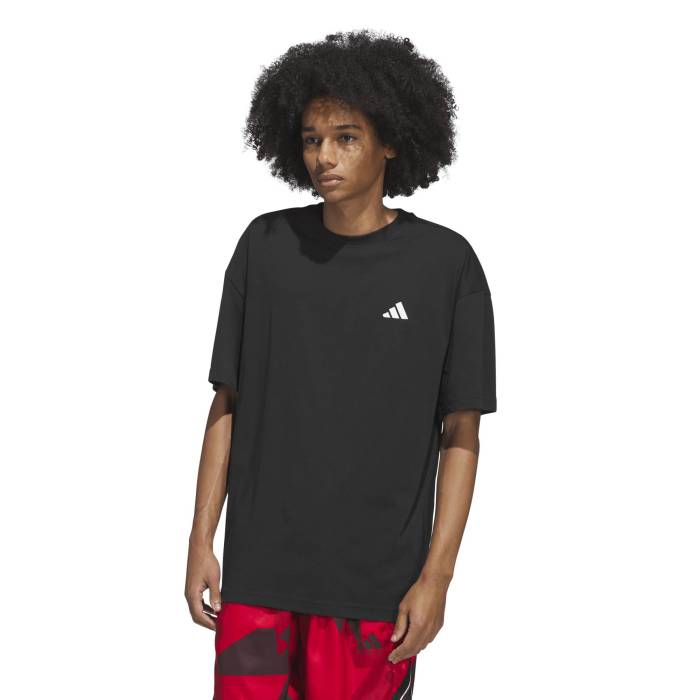 【★百貨店SALE★6/11夜夜中2時迄】アディダス Adidas 【 All Day I Dream About T-Shirt Men\u0027s Black/White 】 意気込み プルオーバー メンズ 黒いこと 黒いこと 白いこと 白いこと