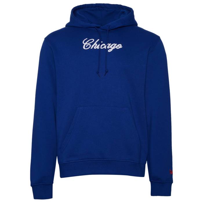 【★百貨店SALE★6/11真夜中2時迄】ニュー内鰓 New Era 【 Chicago Cubs Custom Pullover Hoodie Men\u0027s Blue/Multi 】 風の強い町 カブス フーディー パーカー メンズ 青碧 青碧