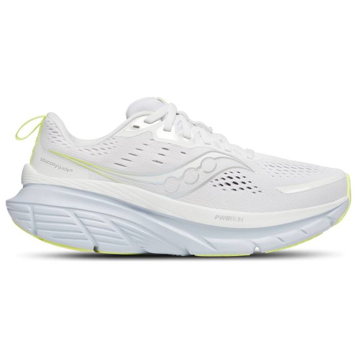サッカニー Saucony 【 Guide 18 Women's White/Ice Melt 】 レディース 白色 ホワイト