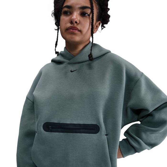 【★百貨店SALE★6/11真夜中2時迄】ナイキ Nike 【 Nsw Pullover Tech Fleece Hoodie Boys\u0027 Grade School Olive/Black 】 テック フリース フーディー パーカー お坊っちゃん キッズ olive オリーブ 黒いこと 黒いこと