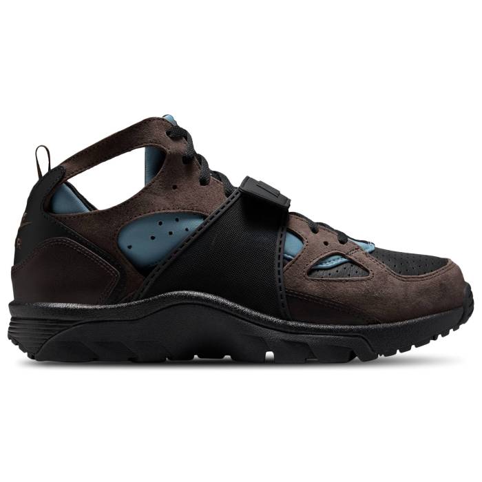 ナイキ Nike 【 Air Trainer Huarache Men's Black/Baroque Brown/Smokey Blue 】 トレーナー Huarache ハラチ メンズ 黒色 ブラック 茶色 ブラウン 青色 ブルー