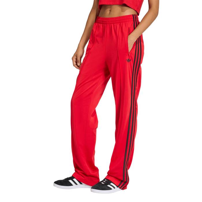 アディダス Adidas 【 Originals Adicolor Classics Firebird Track Pants Women's Black/Better Scarlet 】 オリジナルス Firebird ファイヤーバード トラック レディース 黒色 ブラック｜スニケス