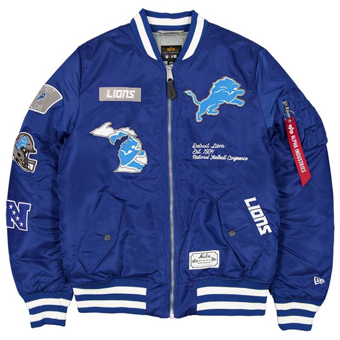 ニューエラ New Era 【 Lions Alpha Jacket Men's Royal/White 】 ライオンズ アルファ Jacket ジャケット メンズ 白色 ホワイト