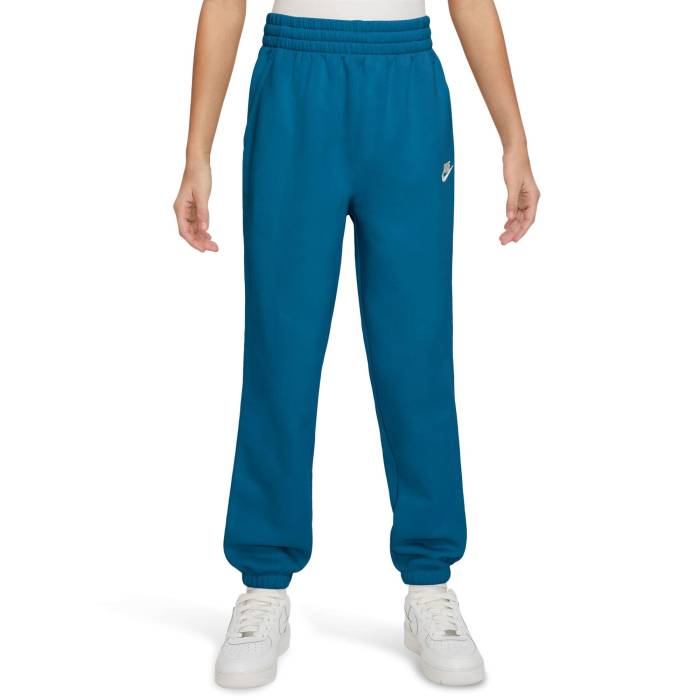 【★百貨店SALE★6/11十二時2時迄】ナイキ Nike 【 Nsw Loose Club Fleece Pant Girls\u0027 Grade School Teal/White 】 野球クラブ フリース ズボン下 お坊っちゃん キッズ 白いこと 白いこと