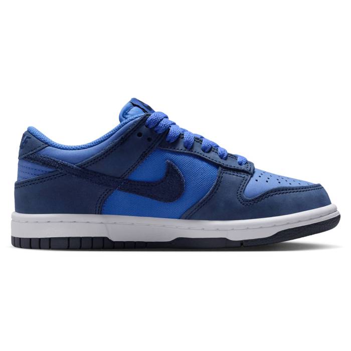 【★百貨店SALE★6/11真夜中2時迄】ナイキ Nike 【 Dunk Low Se Boys\u0027 Grade School Comet Blue/White/Midnight Navy 】 ダンク お坊っちゃん キッズ 青碧 青碧 白いこと 白いこと 紺色 米国海軍