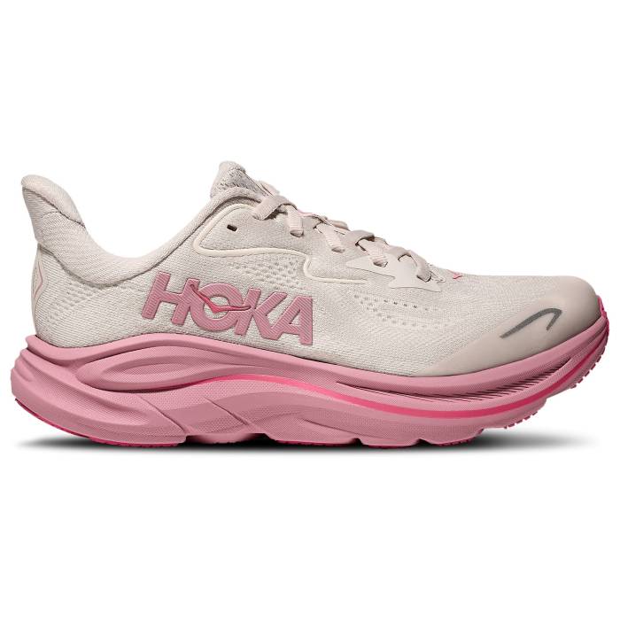 Hoka 【 Clifton 10 Girls' Grade School Rose Cream/Dried Rose 】 ジュニア キッズ Rose ローズ クリーム