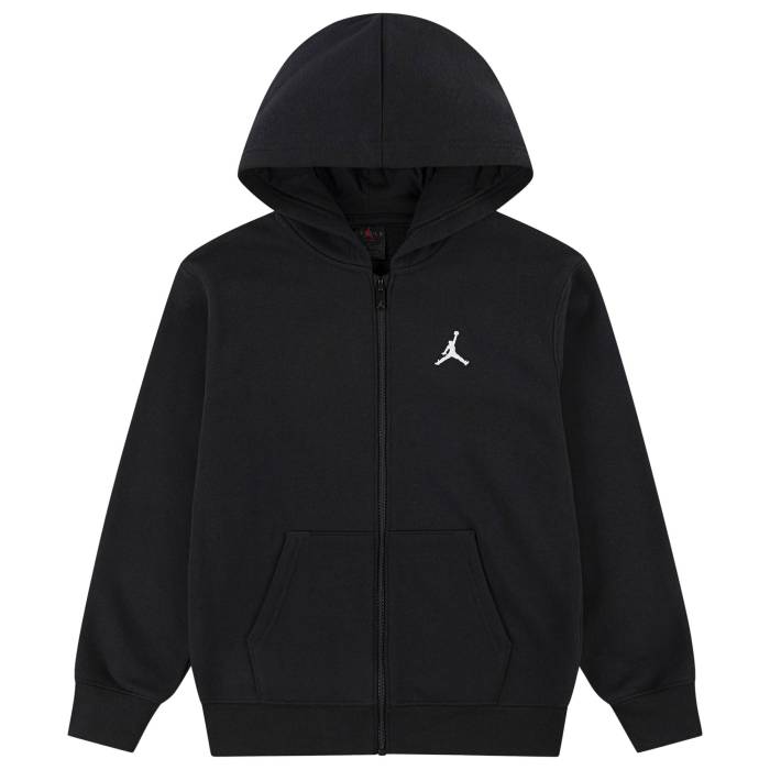 【★百貨店SALE★6/11真夜中2時迄】ナイキ ジョーダン Jordan 【 Brooklyn Full-Zip Fleece Boys\u0027 Grade School Black 】 ブルックリン フルジップ フリース お坊っちゃん キッズ 黒いこと 黒いこと