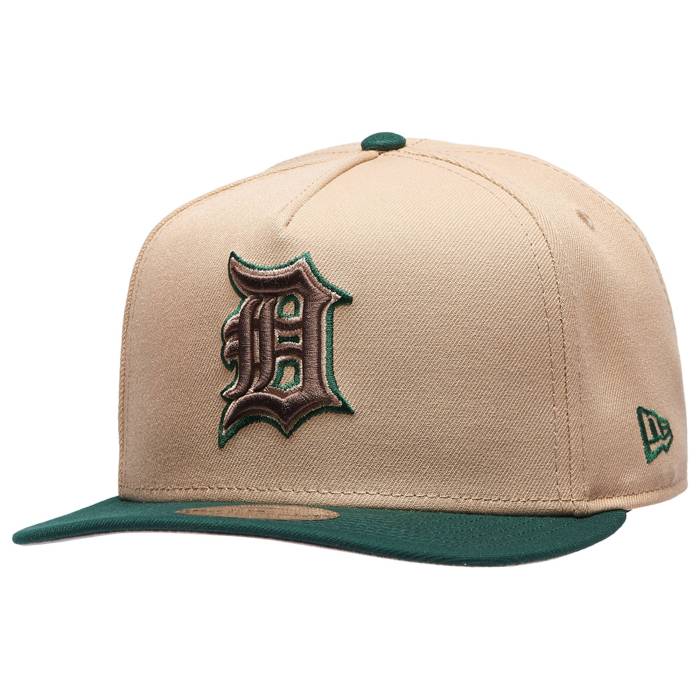 ニューエラ New Era 【 Tigers 9Fifty A-Frame Curve 05 All-Star Game Cap Men's Camel/Dark Green 】 タイガース Game ゲーム キャップ 帽子 メンズ camel キャメル green 緑・グリーン|スニケス
