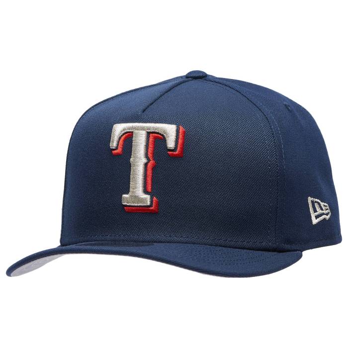 ニューエラ New Era 【 Rangers 950Af Curve World Series Champion Cap Men's Navy/Gray 】 レンジャース シリーズ チャンピオン キャップ 帽子 メンズ 紺色 ネイビー gray 灰色・グレー・グレイ