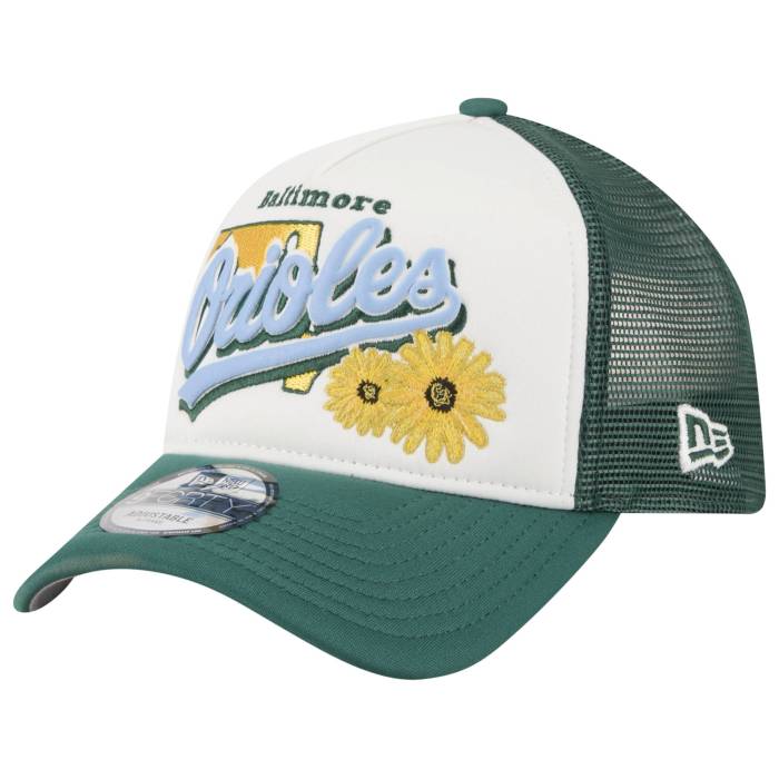 ニューエラ New Era 【 Orioles State Flower Cap Men's White/Green 】 オリオールズ State スケートボード キャップ 帽子 メンズ 白色 ホワイト green 緑・グリーン｜スニケス 14,626円
