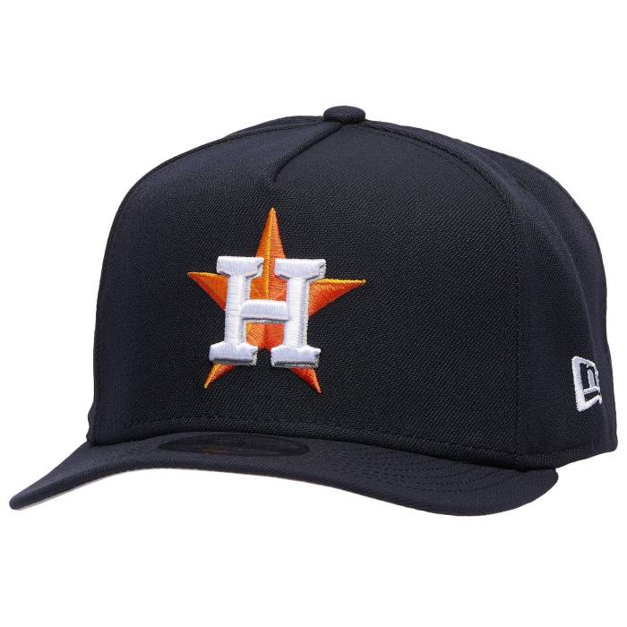 ニューエラ New Era 【 Astros 25 All-Star Game 9Fifty A-Frame Curve Cap Men's Navy/Orange 】 アストロズ Game ゲーム キャップ 帽子 メンズ 紺色 ネイビー orange 橙・オレンジ