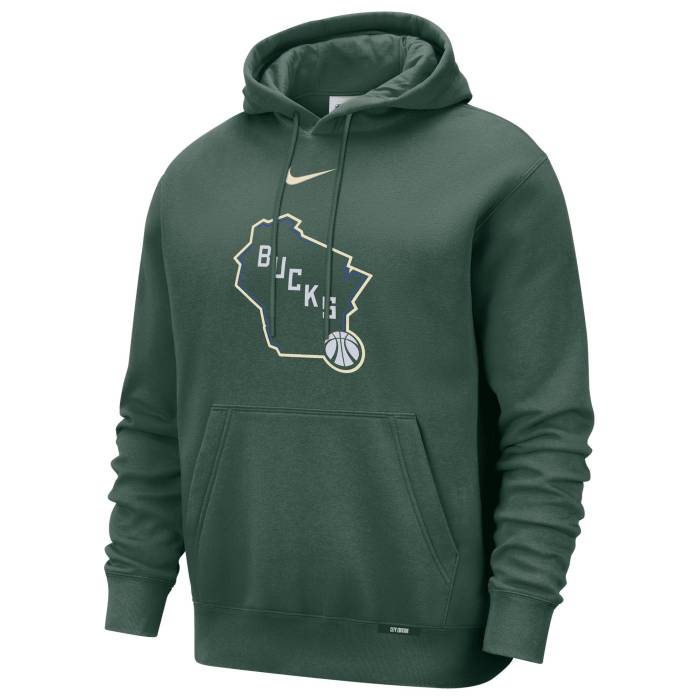 ナイキ Nike 【 Bucks Club Logo City Edition Hoodie Men\u0027s Multi/Green 】 バックス 野球クラブ ロゴタイプ シティ フーディー パーカー メンズ green 緑・緑であること