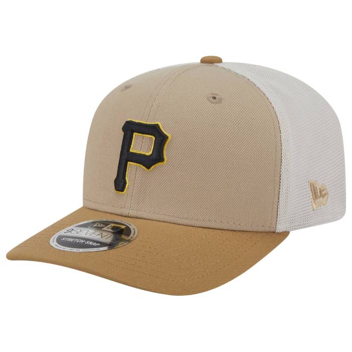 ニューエラ New Era 【 Pirates 9Seventy Ss 2T Trucker Men's Tan/Multi 】 海賊団 トラッカー メンズ|スニケス