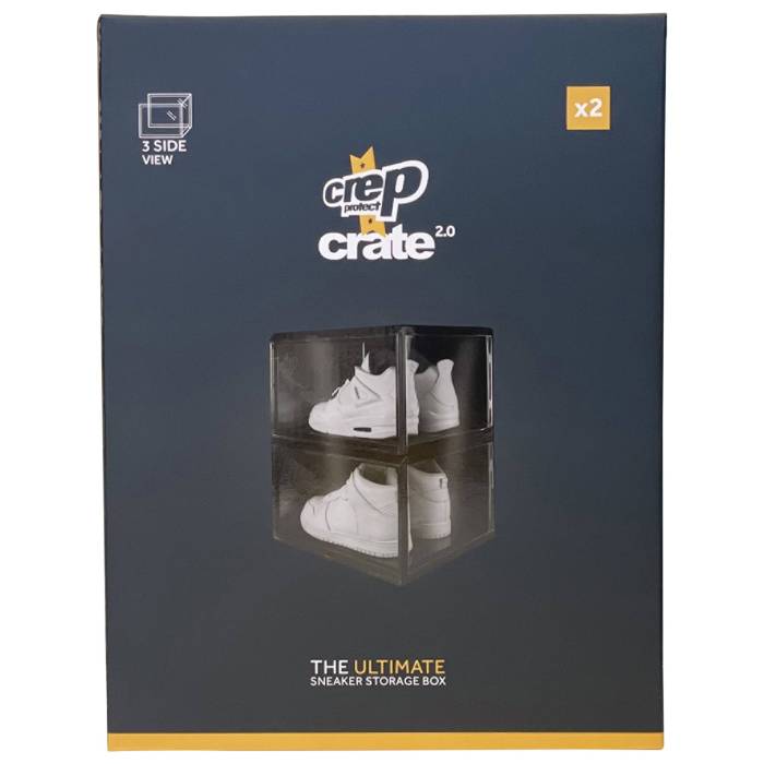 【★百貨店SALE★6/11真夜中2時迄】クレッププロテクト Crep Protect 【 Crates V.2 3-Pack Adult Black/Clear 】 3個入 ユニ一発やる 黒いこと 黒いこと