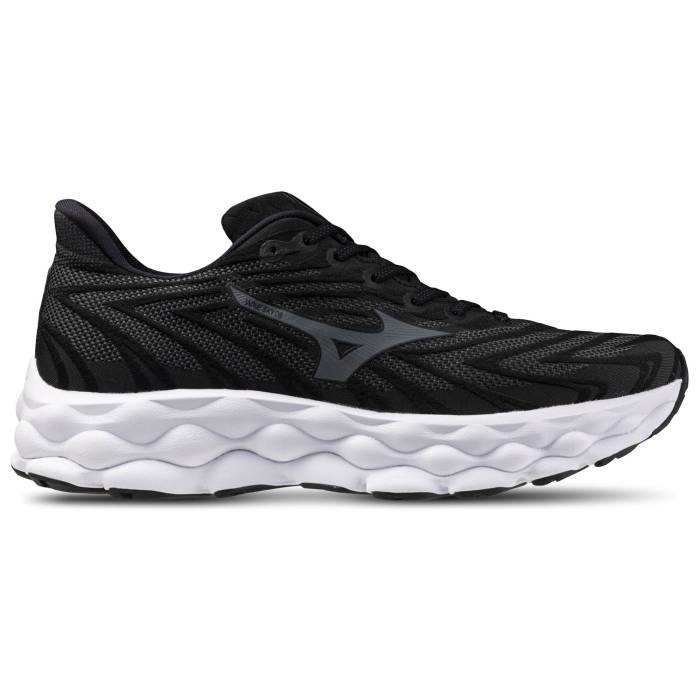 【★百貨店SALE★6/11真夜中2時迄】ミズノ Mizuno 【 Wave Sky 8 Men\u0027s Black/Metallic Grey 】 Wave ウェーブ・ウェイブ 天の原 メンズ 黒いこと 黒いこと 薄墨色 薄墨色