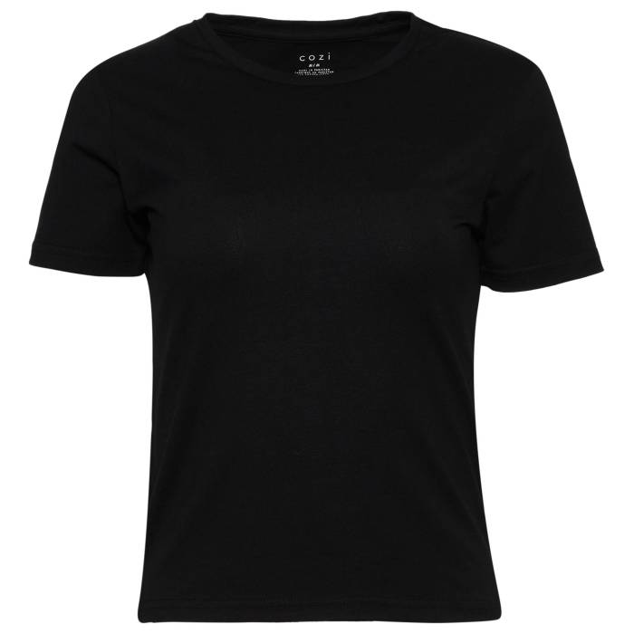 【★百貨店SALE★6/11十二時2時迄】Cozi 【 Baby T-Shirt Women\u0027s Black 】 プルオーバー レディース 黒いこと 黒いこと