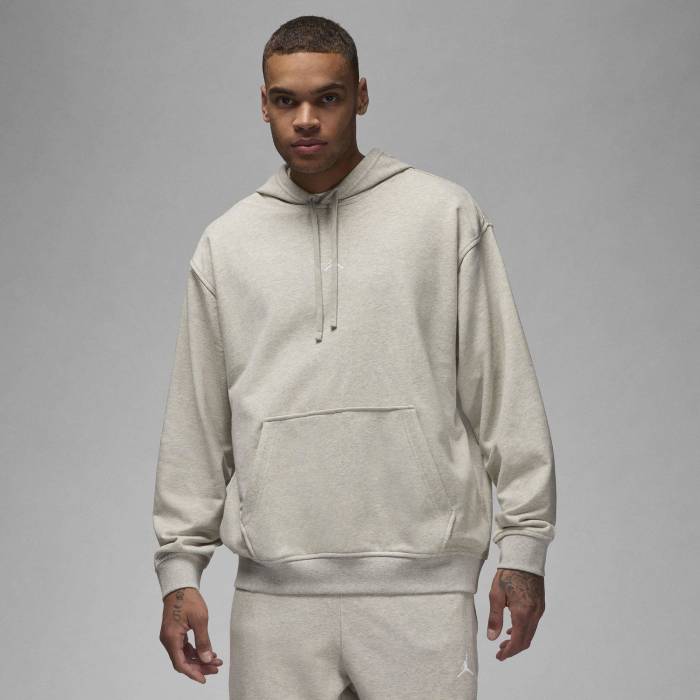 【★百貨店SALE★6/11十二時2時迄】ナイキ ジョーダン Jordan 【 Dri-Fit Sport Crossover Fleece Pullover Men\u0027s White/Grey Heather 】 素っ気ない填まる フリース メンズ 白いこと 白いこと 薄墨色 薄墨色 heather ギョリュウモドキ