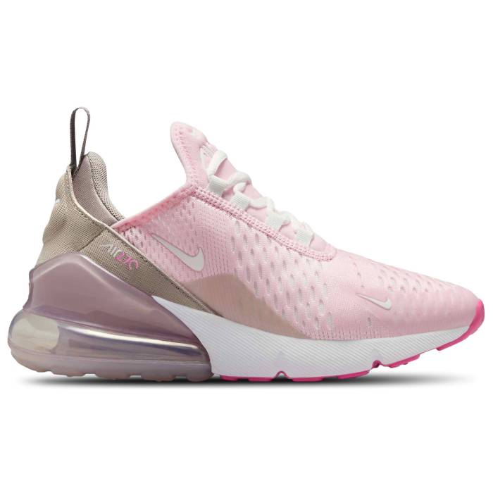 【★百貨店SALE★6/11真夜中2時迄】ナイキ Nike 【 Air Max 270 Ac Boys\u0027 Grade School Pink Foam/Summit White 】 マックス お坊っちゃん キッズ pink さくら色 白いこと 白いこと
