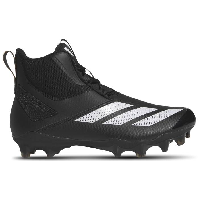 アディダス Adidas 【 Adizero Chaos Linemen Men\u0027s Black/Black/White 】 アディゼロ メンズ 黒いこと 黒いこと 白いこと 白いこと
