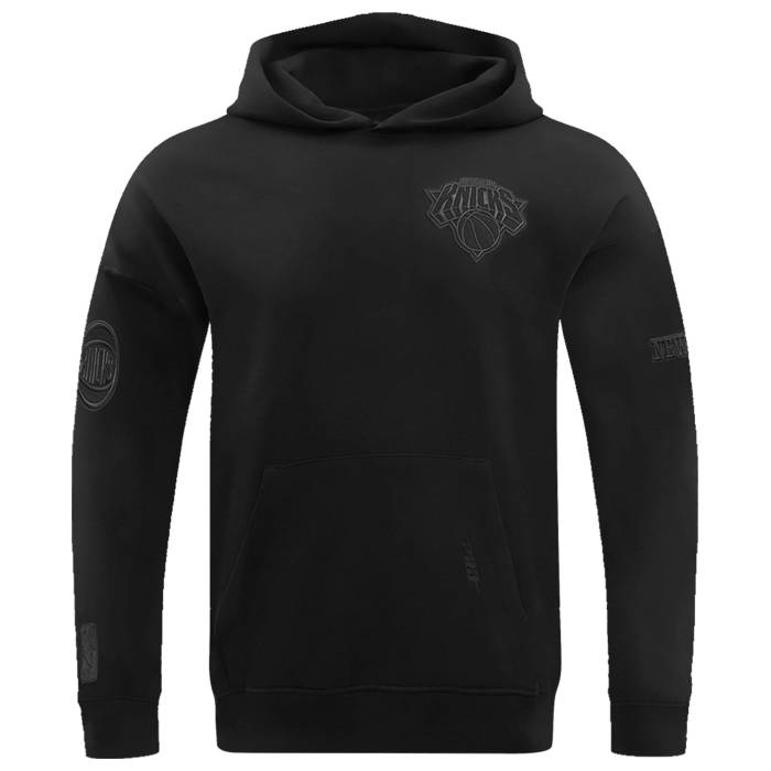 【★百貨店SALE★6/11真夜中2時迄】労働者階級標準尺度 Pro Standard 【 Knicks Neutral Drop Shoulder Flc Po Hoodie Men\u0027s Black 】 ニックス フーディー パーカー メンズ 黒いこと 黒いこと