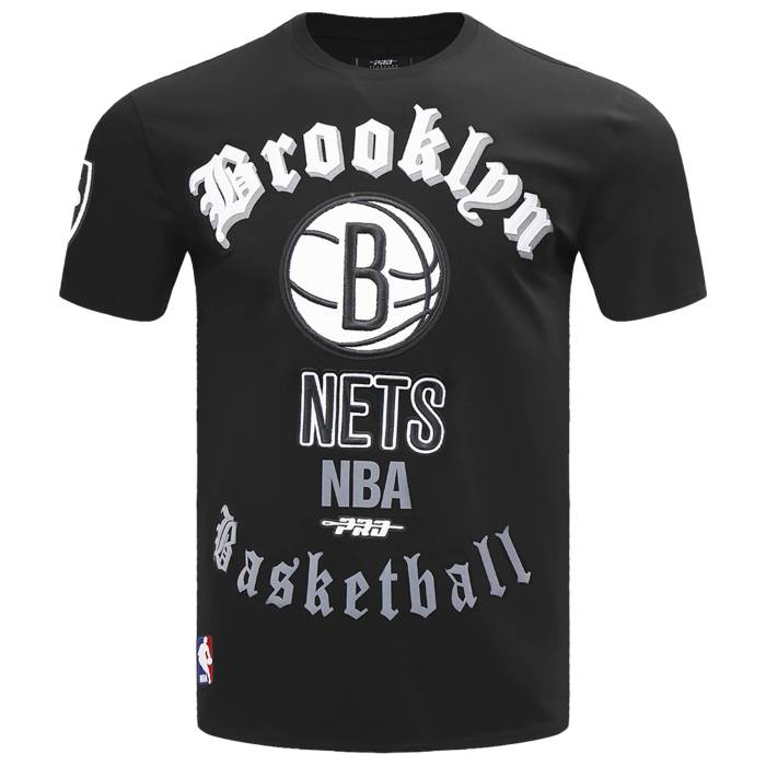 プロスタンダード Pro Standard 【 Nets Old English Sj Tee Men's Black 】 ネッツ Tシャツ メンズ 黒色 ブラック