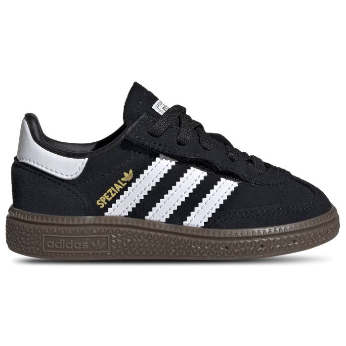 アディダス Adidas 【 Handball Spezial Boys' Toddler Black/White 】 ハンドボール スペシアル ベビー 黒色 ブラック 白色 ホワイト｜スニケス