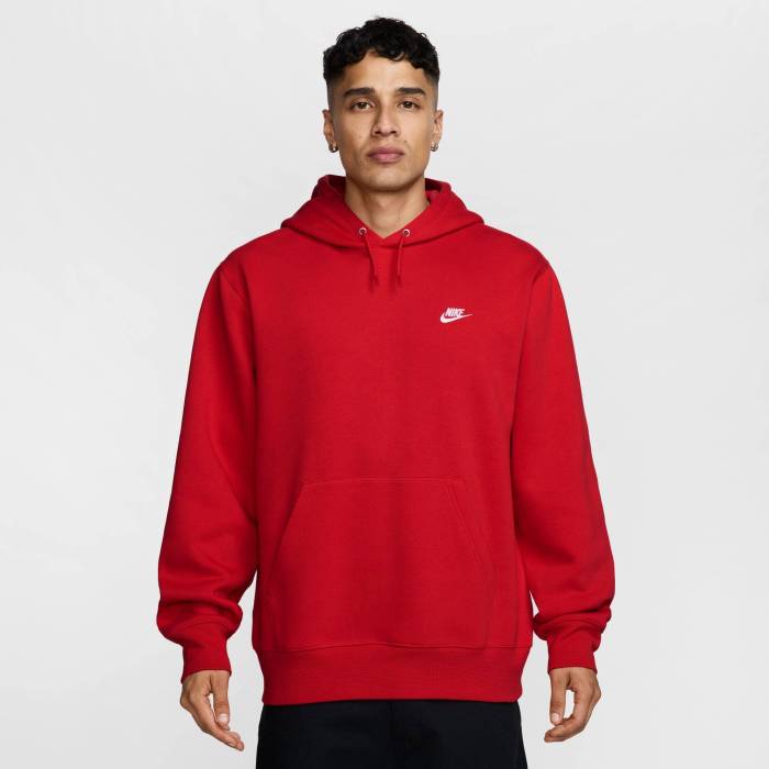 【★百貨店SALE★6/11十二時2時迄】ナイキ Nike 【 Club Pullover Hoodie Men\u0027s University Red/University Red/White 】 野球クラブ フーディー パーカー メンズ Red 赤・赤いこと 白いこと 白いこと